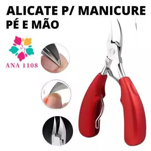 Kit Grande de Manicure com Alicate e Cortador de Unhas em Aço