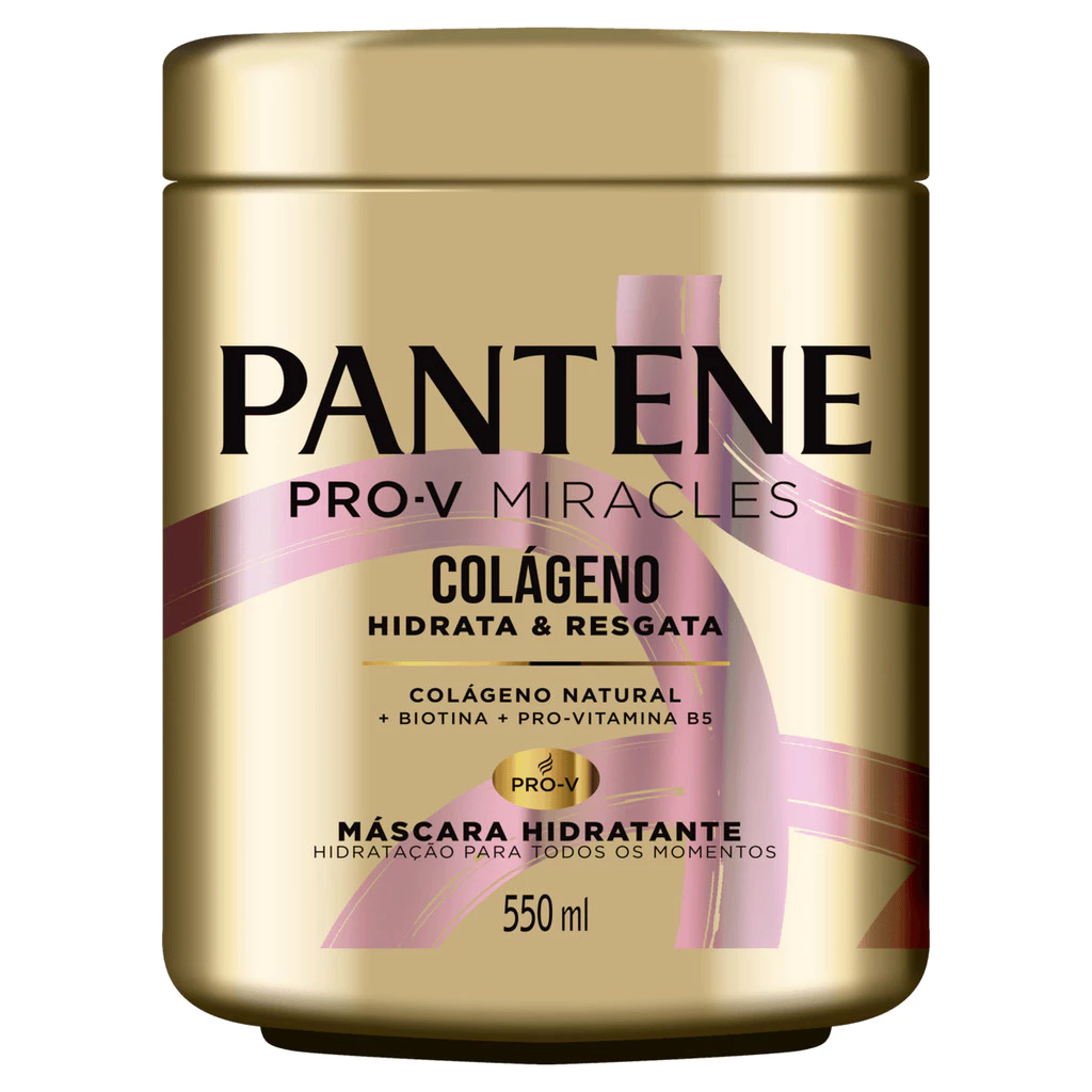 Pantene Máscara Hidratante Colágeno Hidrata e Resgata 550ml