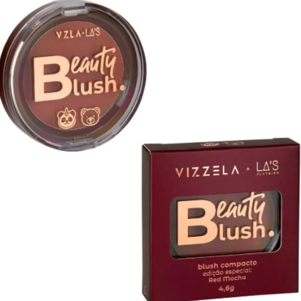 Vizzela Blush Compacto Red Mocha